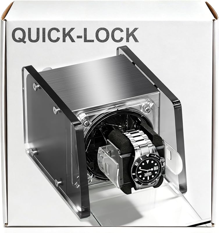 Crystal Acrylic Single/Dual Winder for Automatic Watches