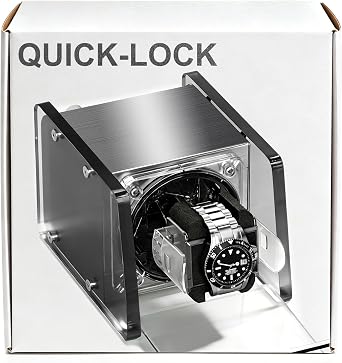 Watch Winder for Automatic Watches - Watch Winder Box with Quiet Motor 4 Rotation Mode Setting