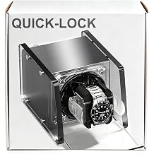 Watch Winder Smith Crystal Acrylic Single or Dual Watch Winder for Automatic Watches, Downward Lid with 12-OClock Stop, Fits 26mm-56mm Timepieces, Ideal for Safes & Tight Spaces