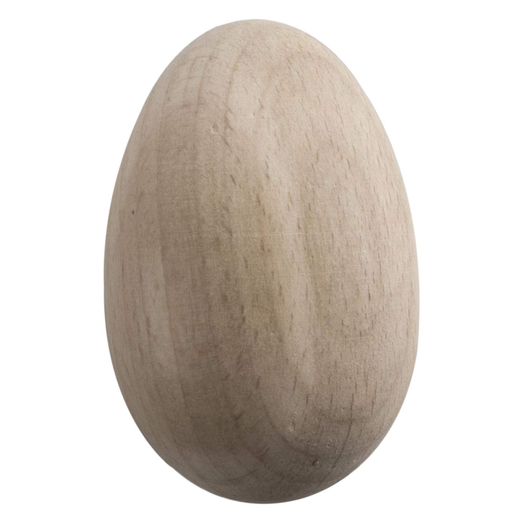 WooDeeDoo Wooden Egg Small 57 x 35 mm Single Fake Egg