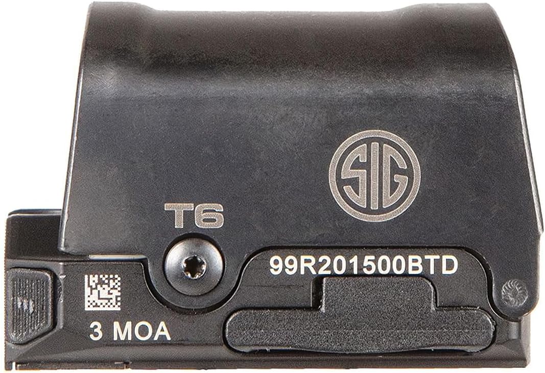 SIG SAUER ROMEO2 1x30mm High-Performance Mil-Spec Red Dot 7075 Aluminum Reflex Sight | 3, 6 MOA or Circle-Dot Reticle | Full/Half or Full Shroud | Can be Mounted to Any Sig Gun with The Pro Slide Cut