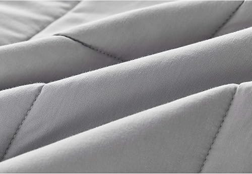 Miniatura 4 de TONGDADA - Manta con peso, para el hogar (blanca, de 40 x 60 pulgadas, 5 libras)