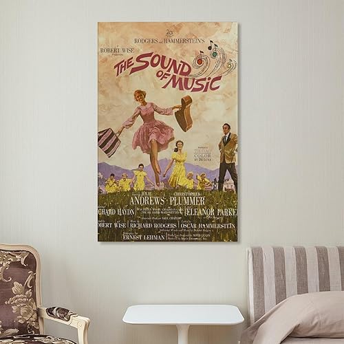 Miniatura 7 de The Sound of Music Retro Movie Poster Canvas Art Poster And Wall Art Picture Print Modern Family Bedroom Decor Posters 16x24inch(40x60cm)