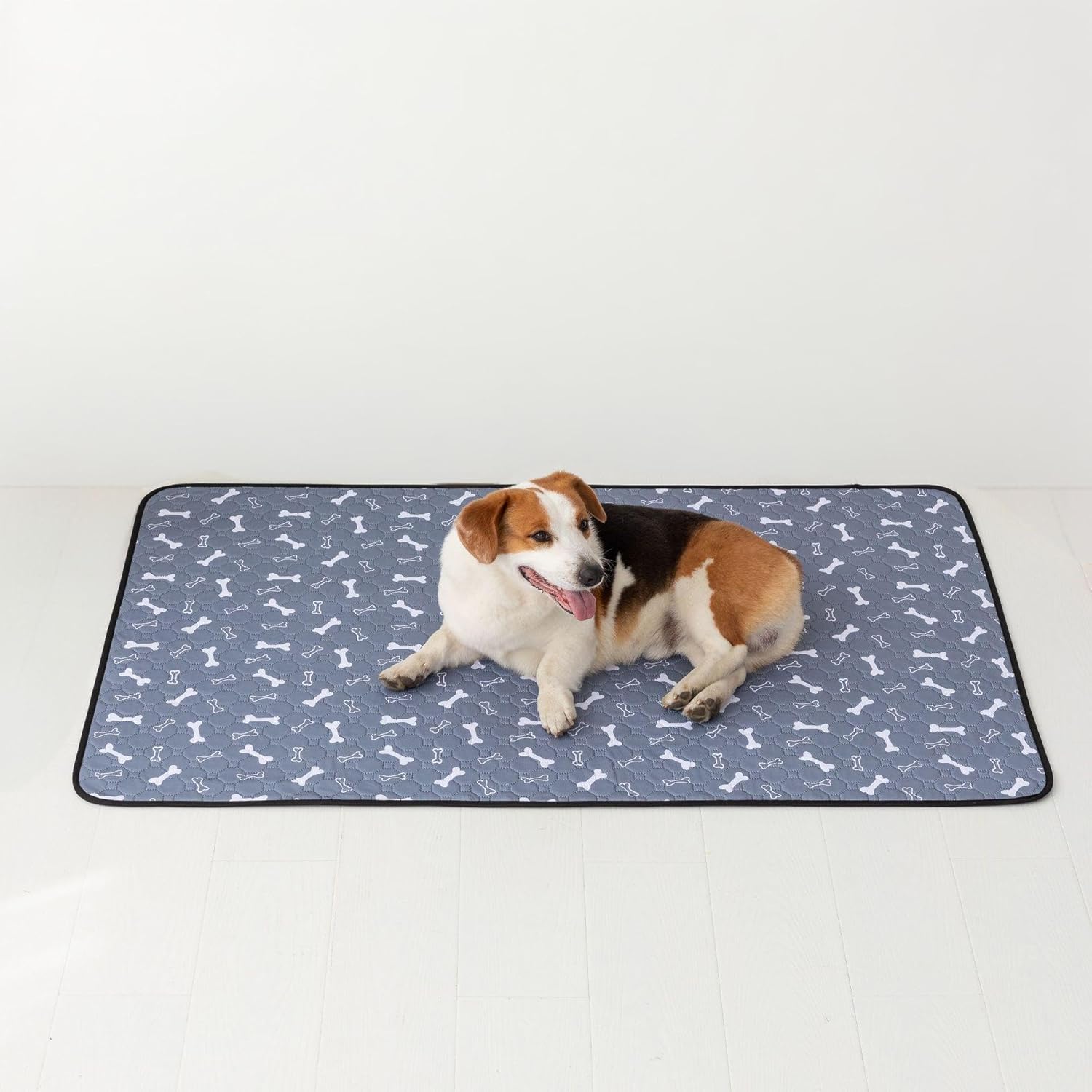 Washable Dog Pee Pad,Washable Pee Pads for Dogs,Washable Dog Pads,Waterproof Pet Bed Cover for Cats and Dogs, Absorbent (18x24 inches(Pack of 2), Rectangular-GreyPrinted) Rectangular-GreyPrinted 18x24 inches(Pack of 2)