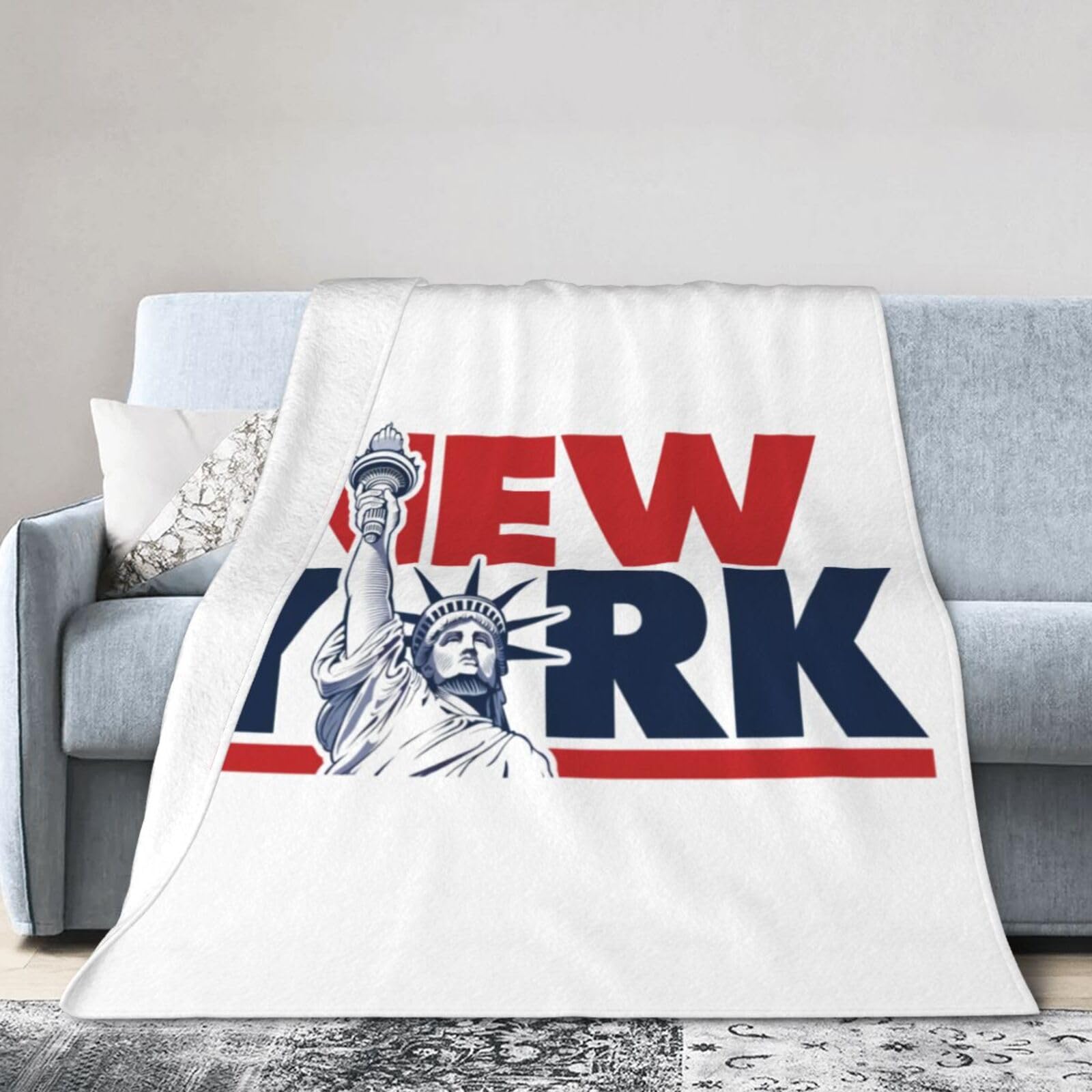アメリカ ドル&自由の女神 毛布