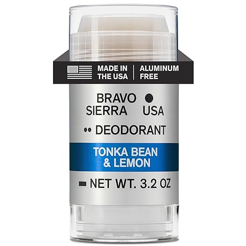 Vista 15 de Desodorante sin aluminio para hombres de Bravo Sierra, paquete de 2 - Contiene ingredientes naturales – Protección duradera contra el olor