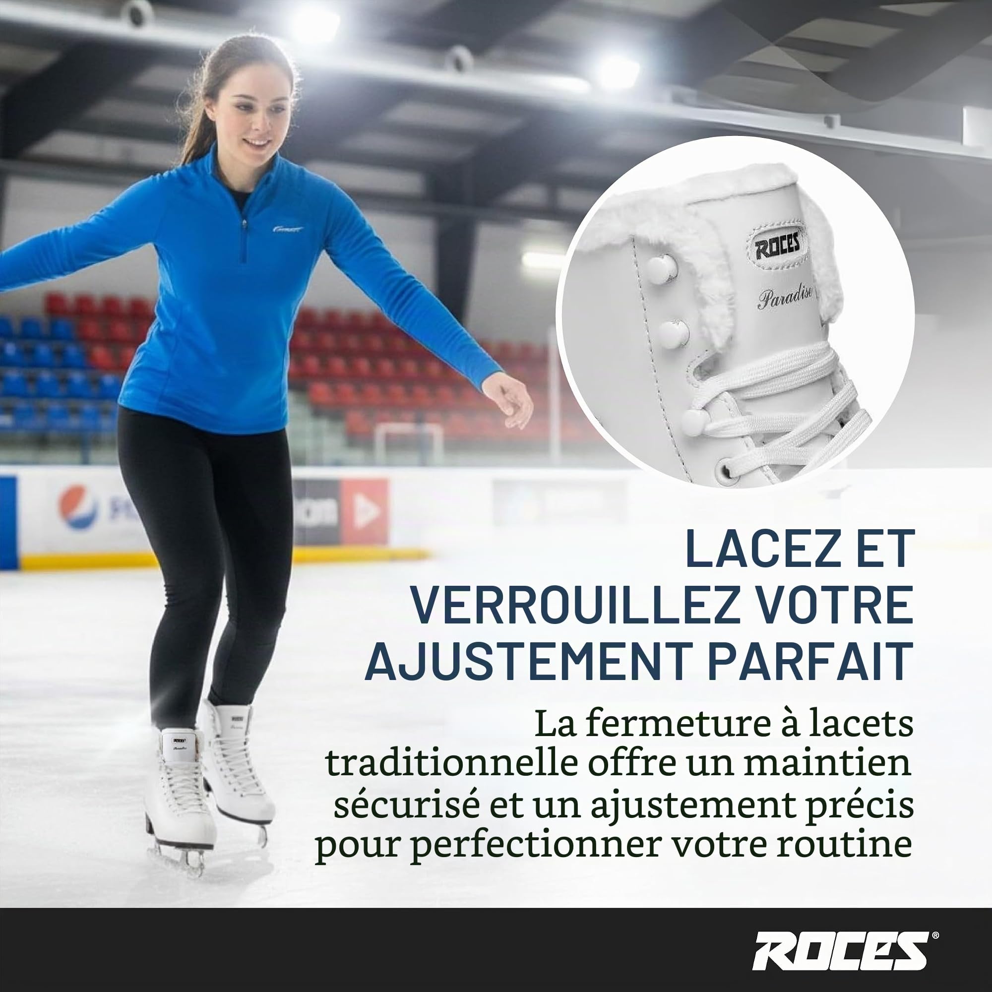 Roces Paradise Eco-Fur Patins à Glace