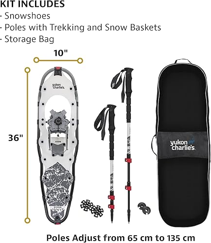 Miniatura 5 de Yukon Charlie's Advanced Spin Snowshoes - Snowshoes for Men & Women - Multiple Models & Sizes