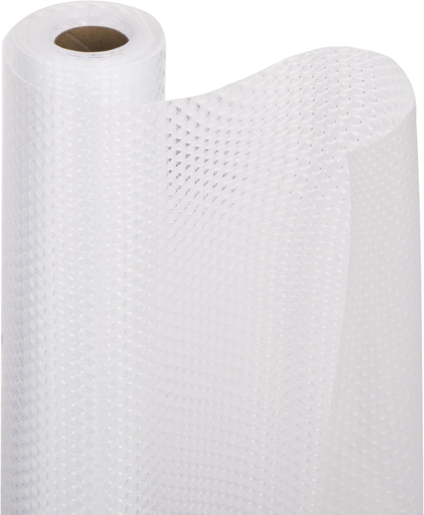 Smart Design Wire Rack Shelf Liner - Pebbled Grip - 18 Inch x 6 Feet - NSF Certified - for Steel Metal Shelves - Home Garage and Kitchen - Clear