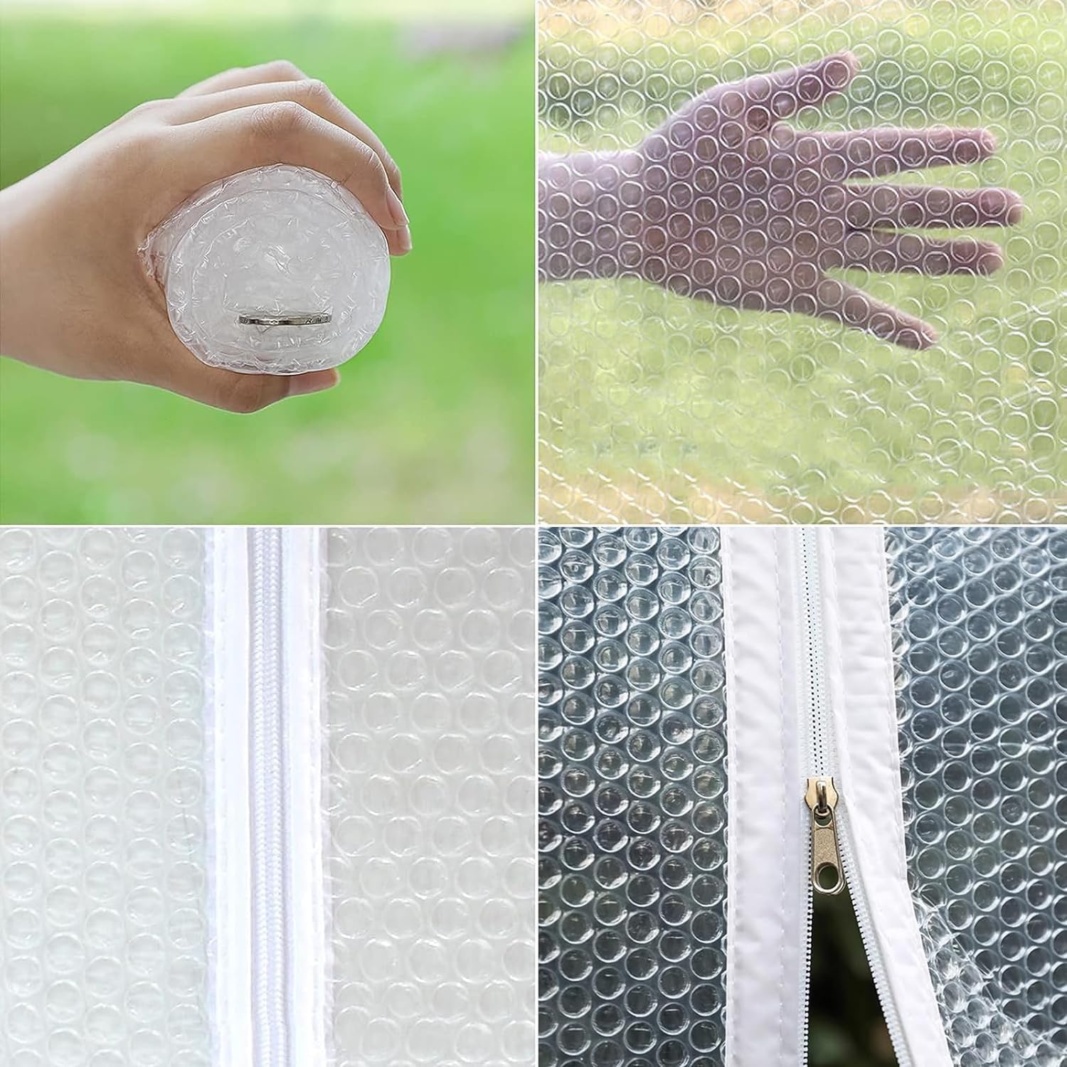 Weatherproofing Window Insulation Kit,Thermal Insulated Curtains,Winter Warm Keep Cold Windproof Drapes,Energy Saving Noise Reducing,for Home Office,with Zip