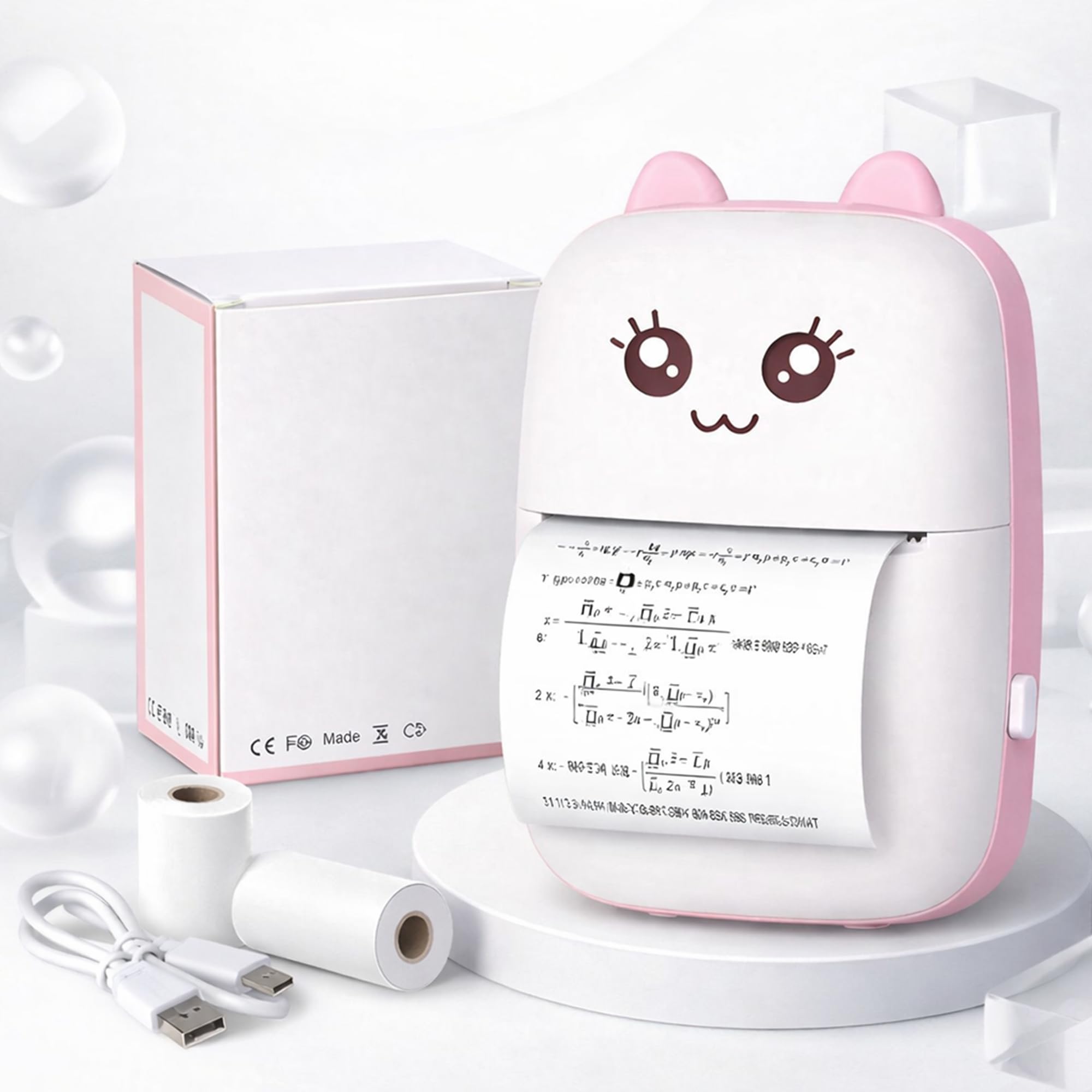 Pocket Mini Bluetooth Thermal Printer, Wireless Portable Mobile Printer for Photos, Notes & Labels | Inkless Thermal Printing | Compatible with Android & iOS | Includes 1 Roll Paper-image-28