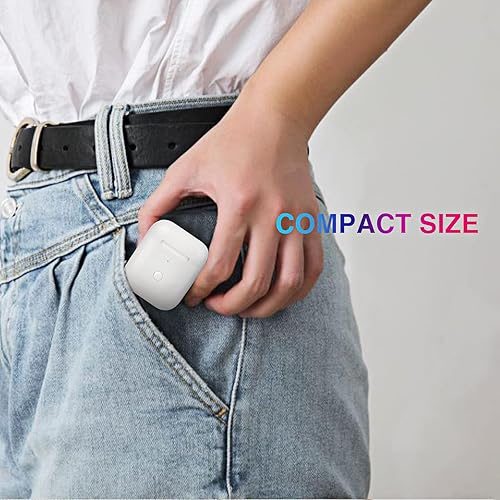 Miniatura 7 de Funda de carga inalámbrica compatible con AirPods de 1 y 2 generación, funda de cargador de repuesto con botón de sincronización de emparejamiento