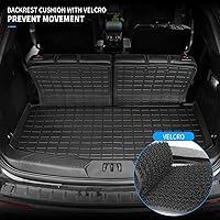 Vista 5 de Dattumar Tapete de carga compatible con Ford Explorer TPE 2020 2021 2022 2022 2023 2024 Alfombrilla protectora de asiento trasero para 6 y 7