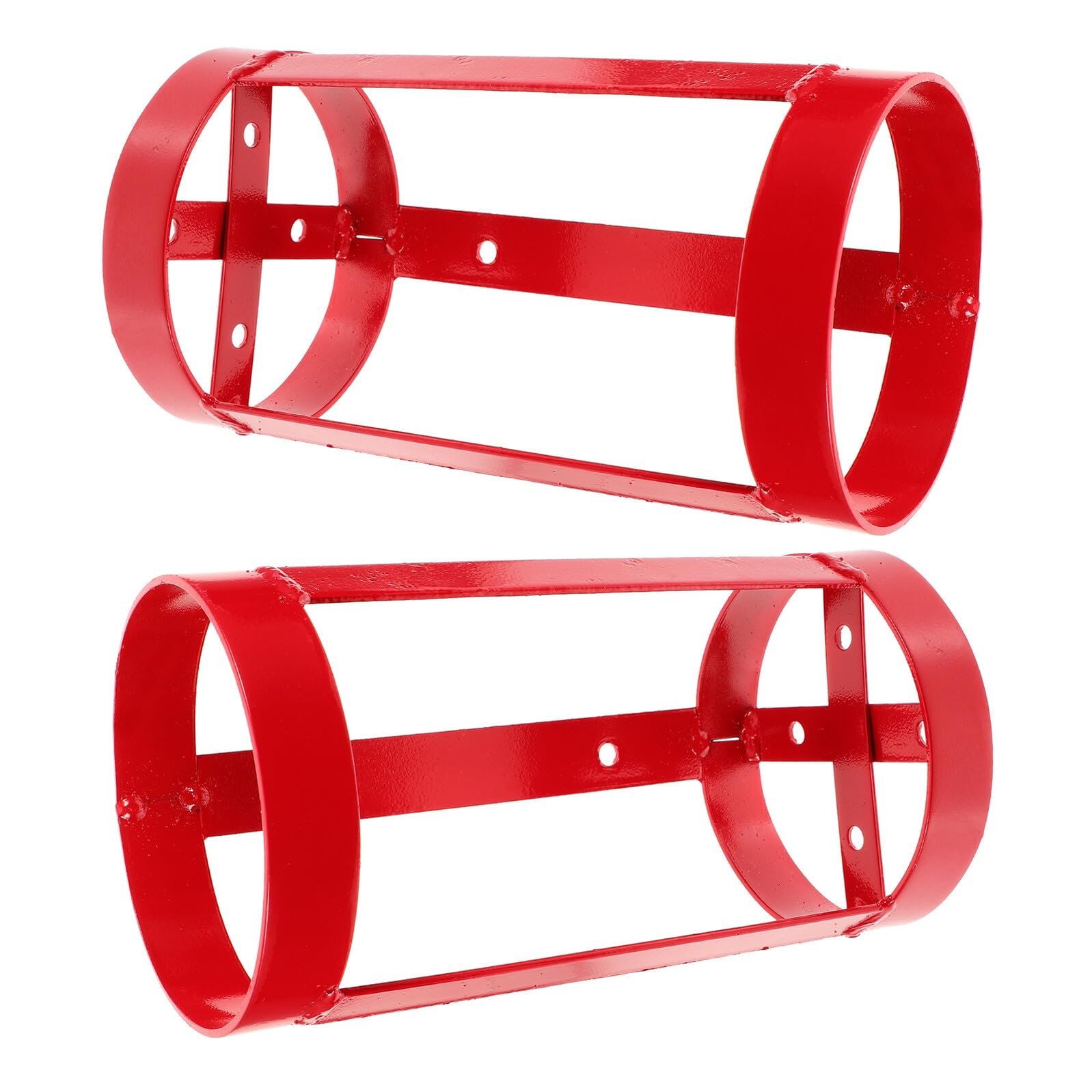 ERINGOGO 2 Piezas Soporte para Extintor de Incendios Compacto de Metal Resistente Montaje Seguro para Vehículo y Hogar Soporte de Pared para Garaje Kit para Emergencia Portátil
