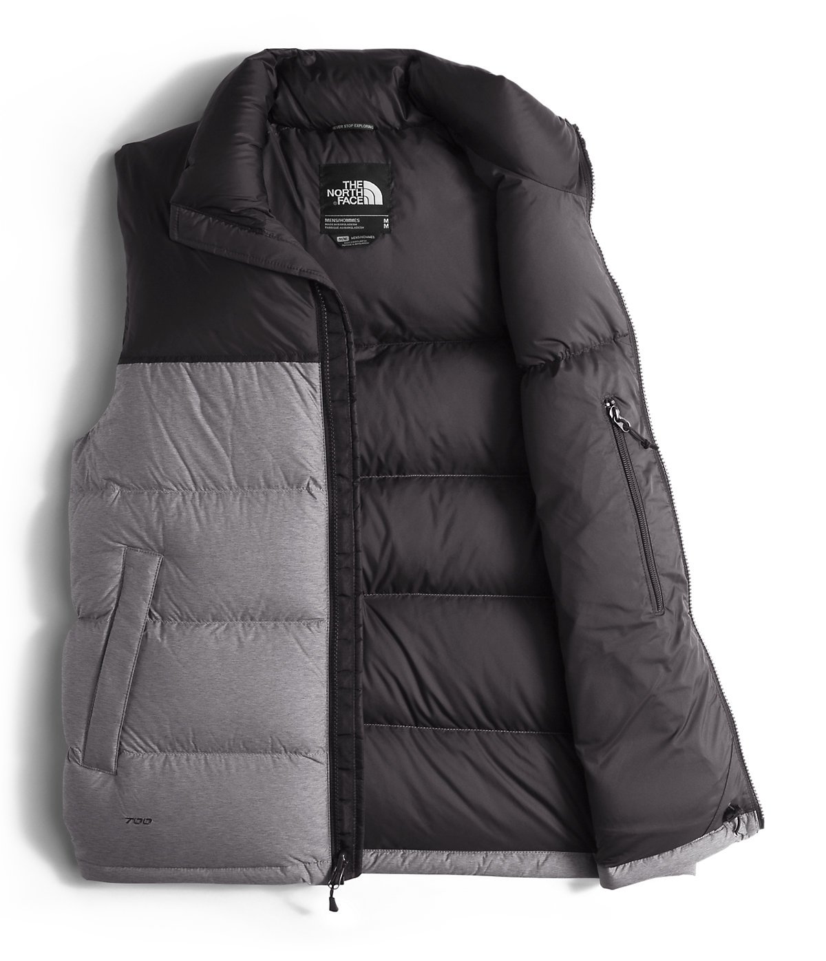 The North Face Nuptse Vest Mens (XXX-Large, TNF Medium Grey
