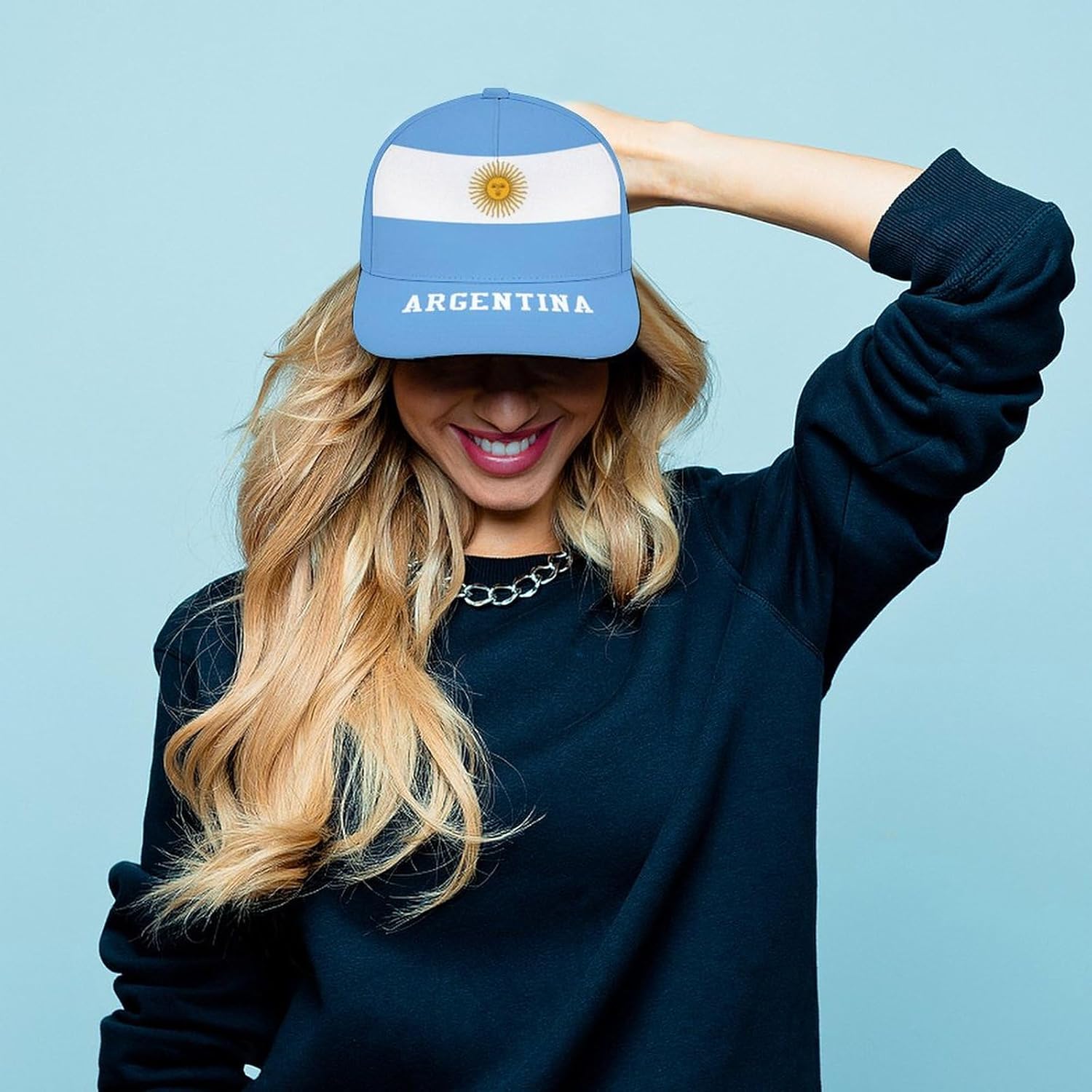 2025 Soccer National Flag Baseball Cap, Trendy Adjustable Unisex Solid Color Hat Gifts for Men Women Soccer Fans - Image 5