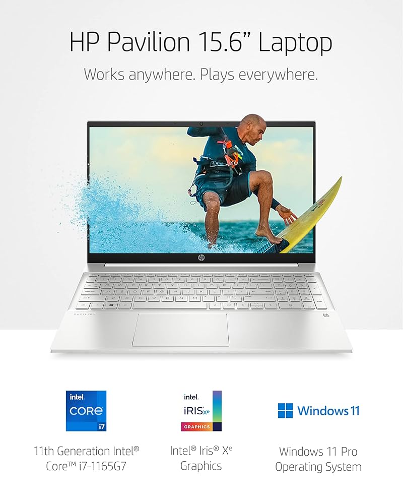 HP Pavilion 15-ab586T i7 6世代 8G+SSD 2021 HP Pavilion Laptop 15.6 Screen Intel Core i7 8GB Memory 1TB