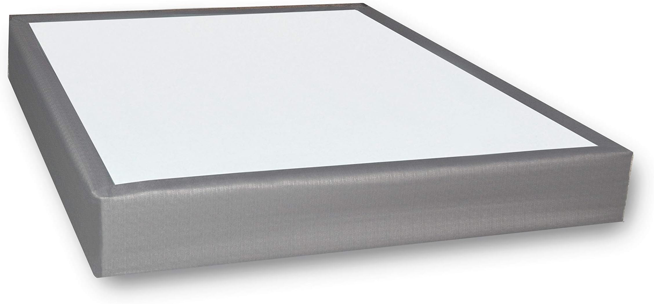 Whisper Sleep Quiet Platform Bed (Twin, Silver Gray)