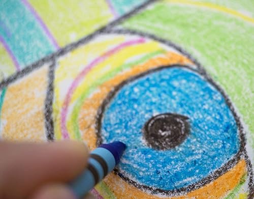 Miniatura 8 de Color Swell Paquete de 24 crayones  no tóxicos, ideales para niños, estudiantes, adultos y actividades en el aula