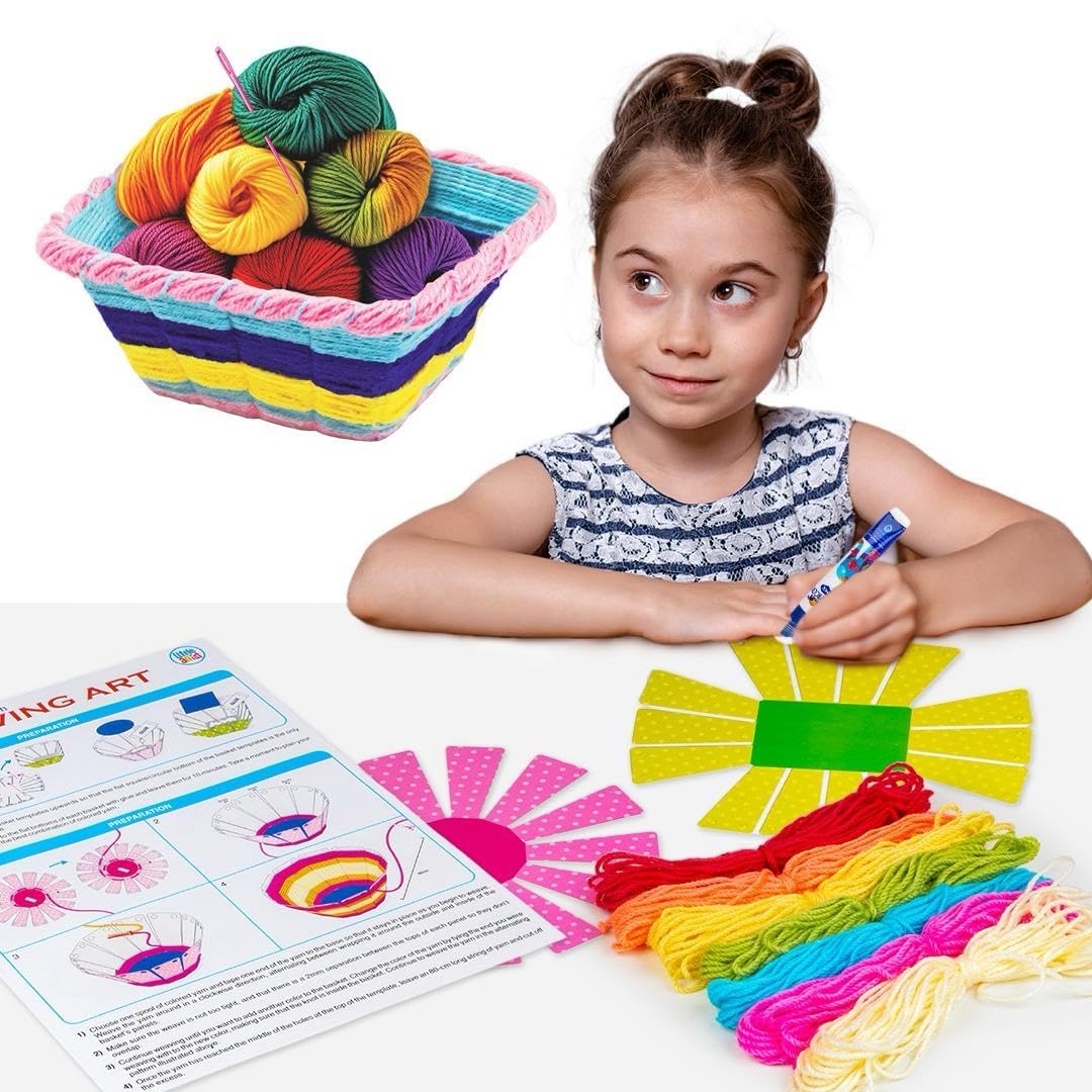 TOYXIITY MALL Weaving Art DIY Kit Crafting Stylish Basket Art & Craft Learning Toys for Kids Ages 6+