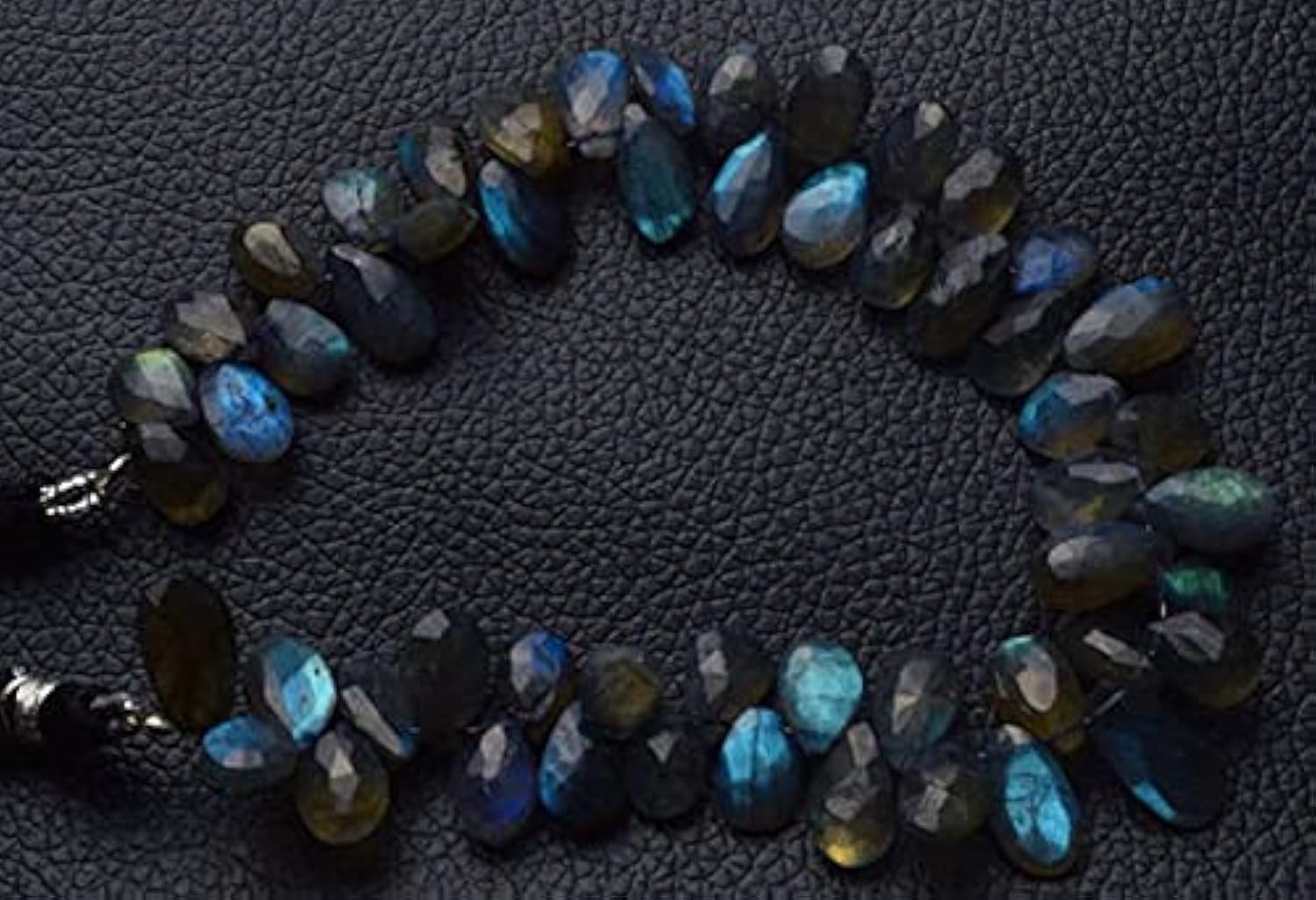 Labradorite perles poire briolettes pour fabriquer vos bijoux d'été bohème chic