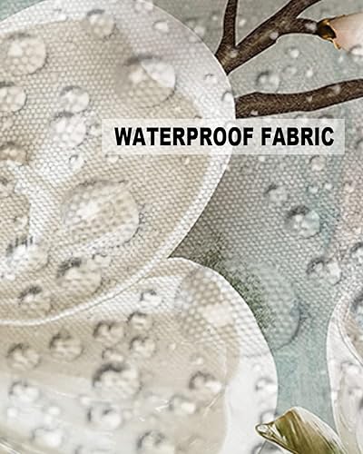 Miniatura 5 de Funda de almohada impermeable para exteriores, diseño de flores de magnolia blanca, fundas de cojín decorativas, con textura de pintura al óleo