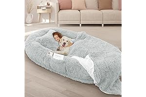 wros human dog bed, 71"x45"x12"