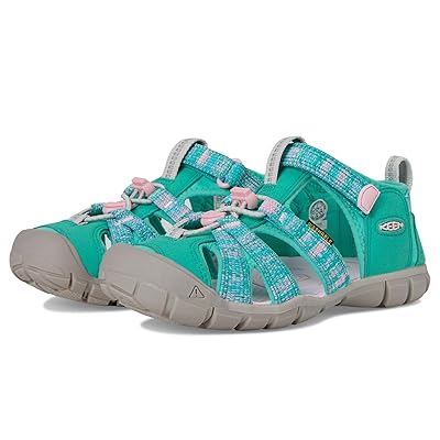 KEEN Kids Seacamp II CNX (Little Kid/Big Kid) Kids Shoes Bright Aqua/Pink A Boo