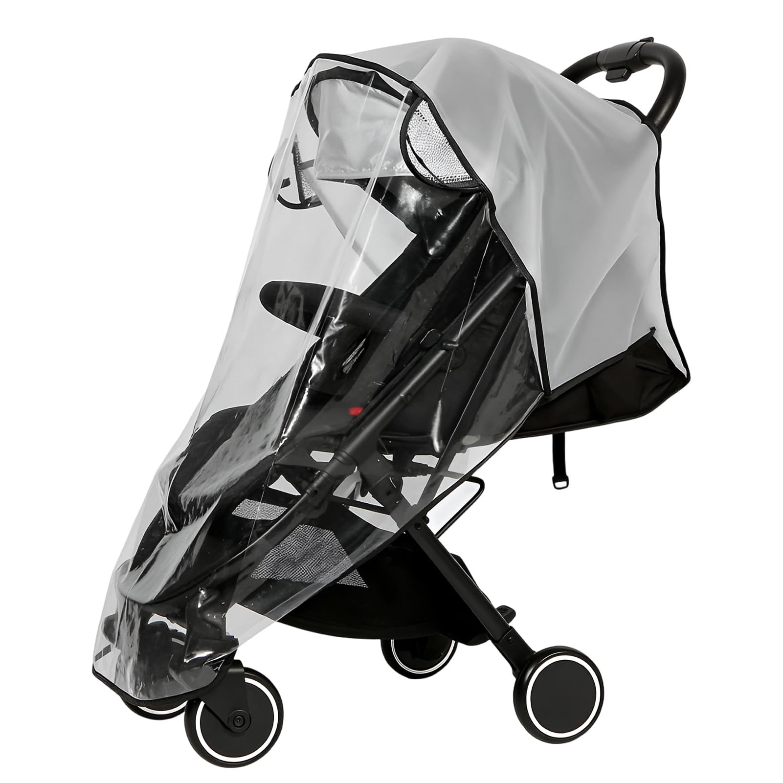 Plastico Lluvia Silla Paseo Universal,Plástico Lluvia Silla Paseo Universal,Material Ecológico de PVC Transparente y Sin Rayar - Protector Impermeable Transpirable para Lluvia, Viento