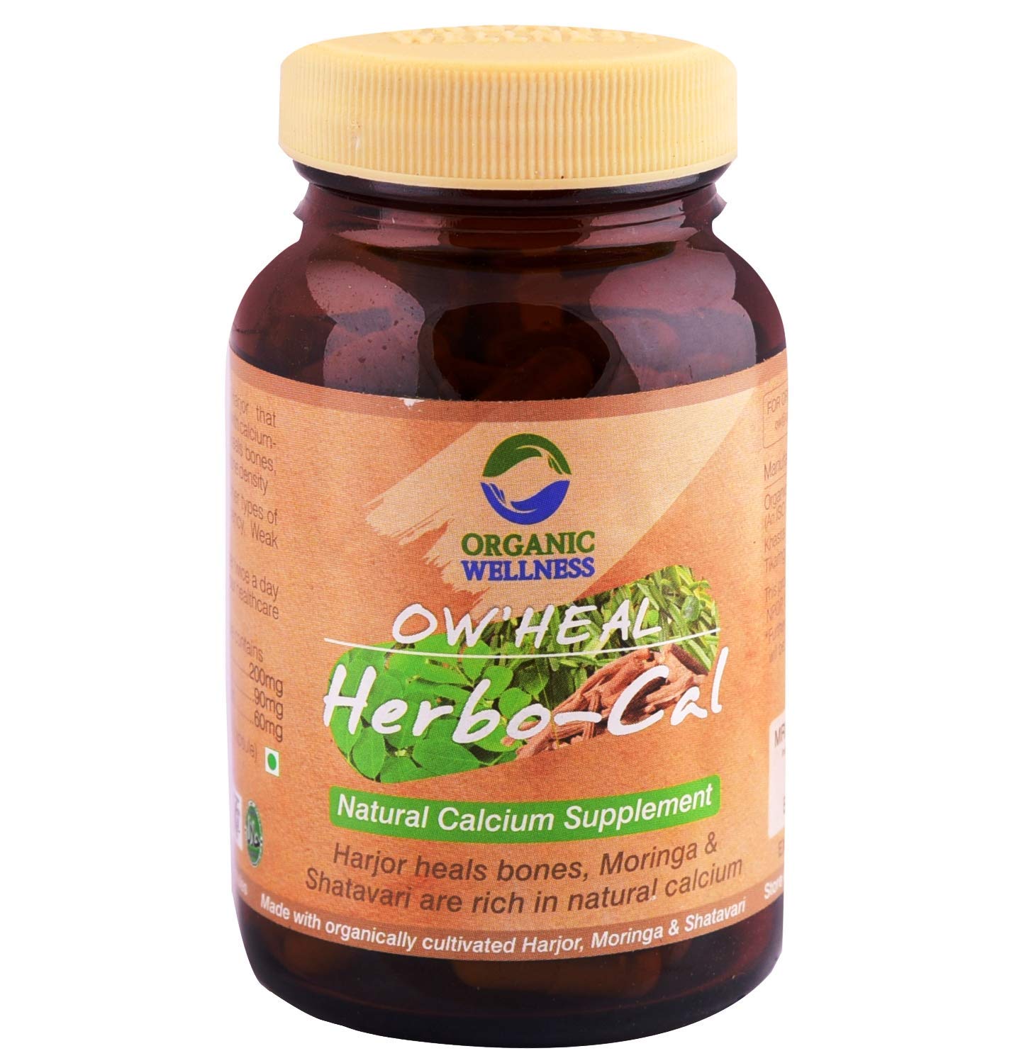 Organic Wellness Herbo Cal Capsule 90 N Veg Capsules Supports Digestion & Immunity