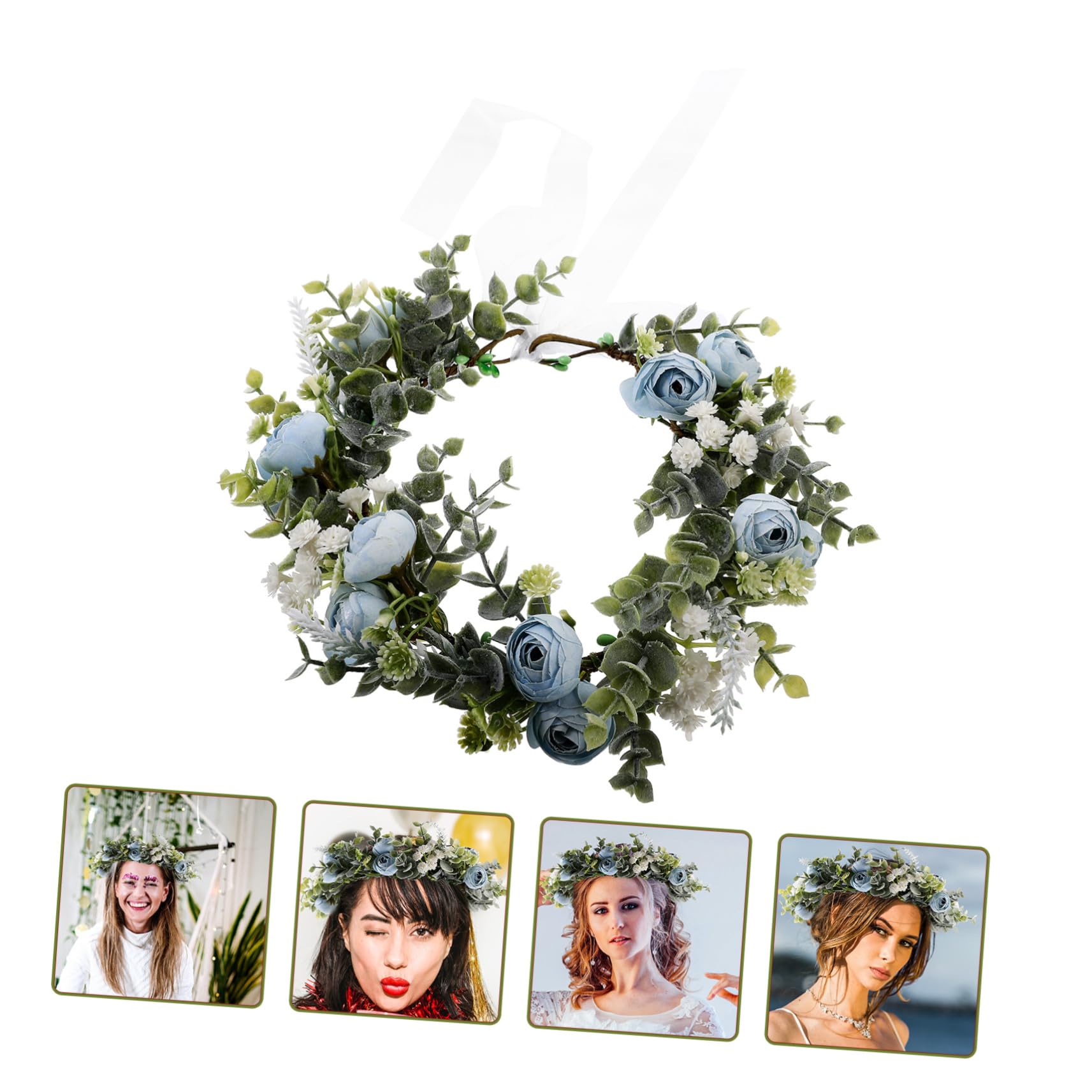 MAGICLULU 3 Piezas De Accesorios Ligeros Para El Cabello De Novia Aros Para El Cabello De Boda Serpentinas De Oropel Para Carnaval Y Mascaradas