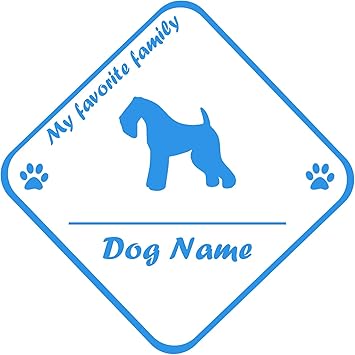 Amazon Forzagroup 全犬種 全猫種対応 ケリーブルーテリア 11 21 犬 イヌ いぬ Dog 防水 車 ステッカー Sticker シール 名前入れ 名前入り 14cm 14cm Forzagroup メモリアル用品 通販