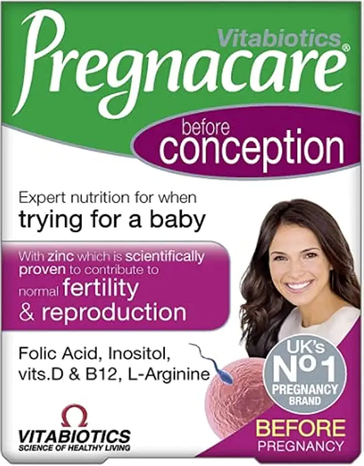 Vitabiotics Pregnacare Conception Tablets Pack of 30 (ORIGINAL UK MADE)