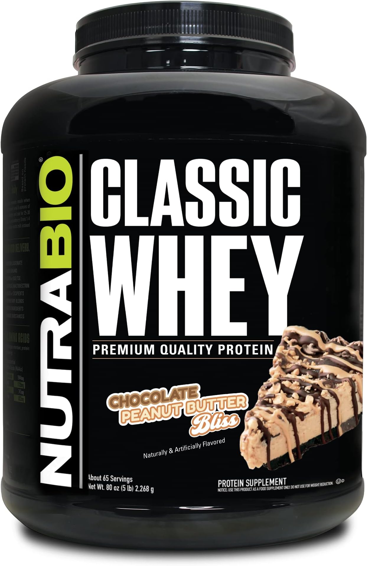 Classic Whey Chocolate - Peanut Butter Bliss Dairy (5 lb.)