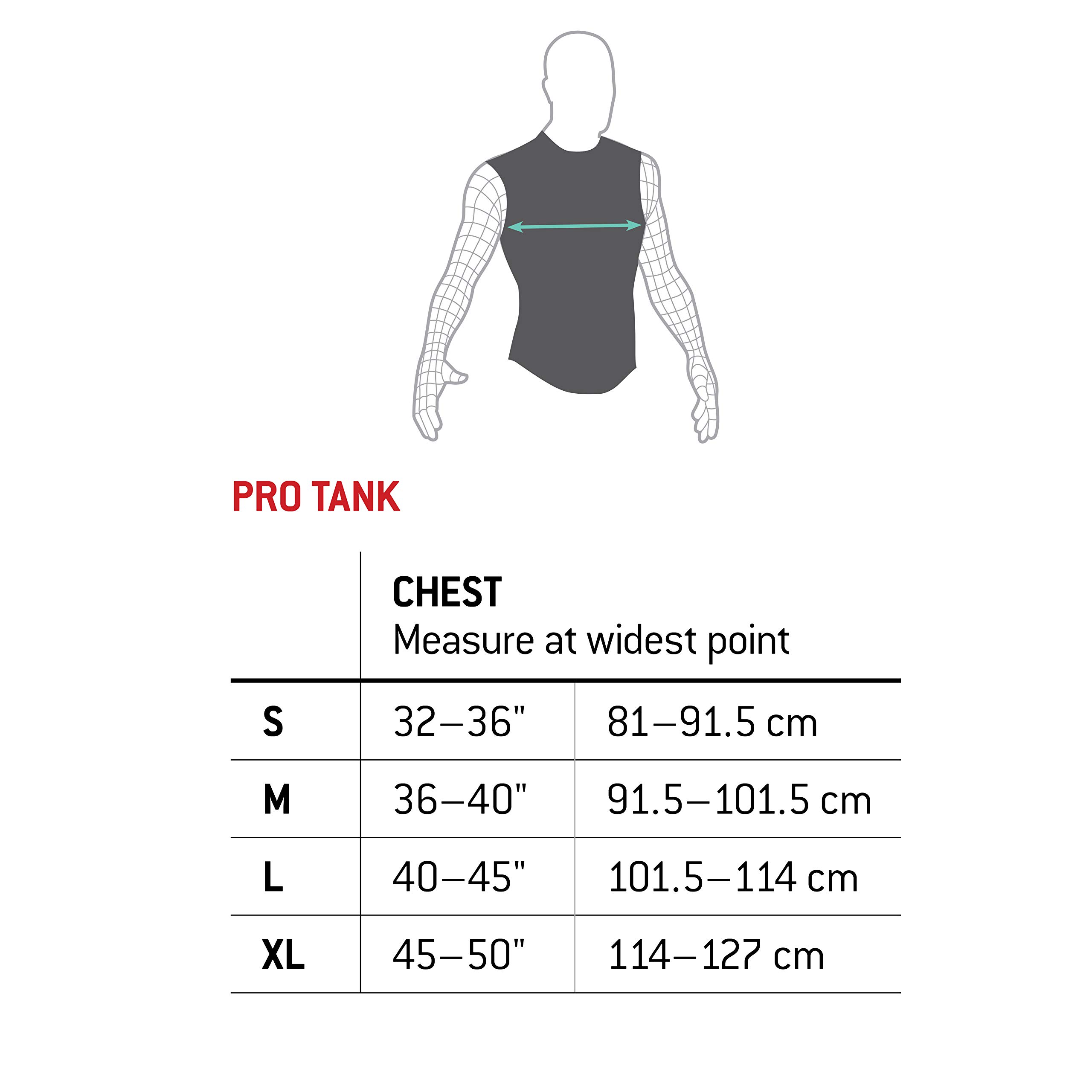 G-Form G-Form PRO Team Padded Baselayer Tank Canotta a Compressione Imbottita Unisex - Adulto (Pacco da 1)