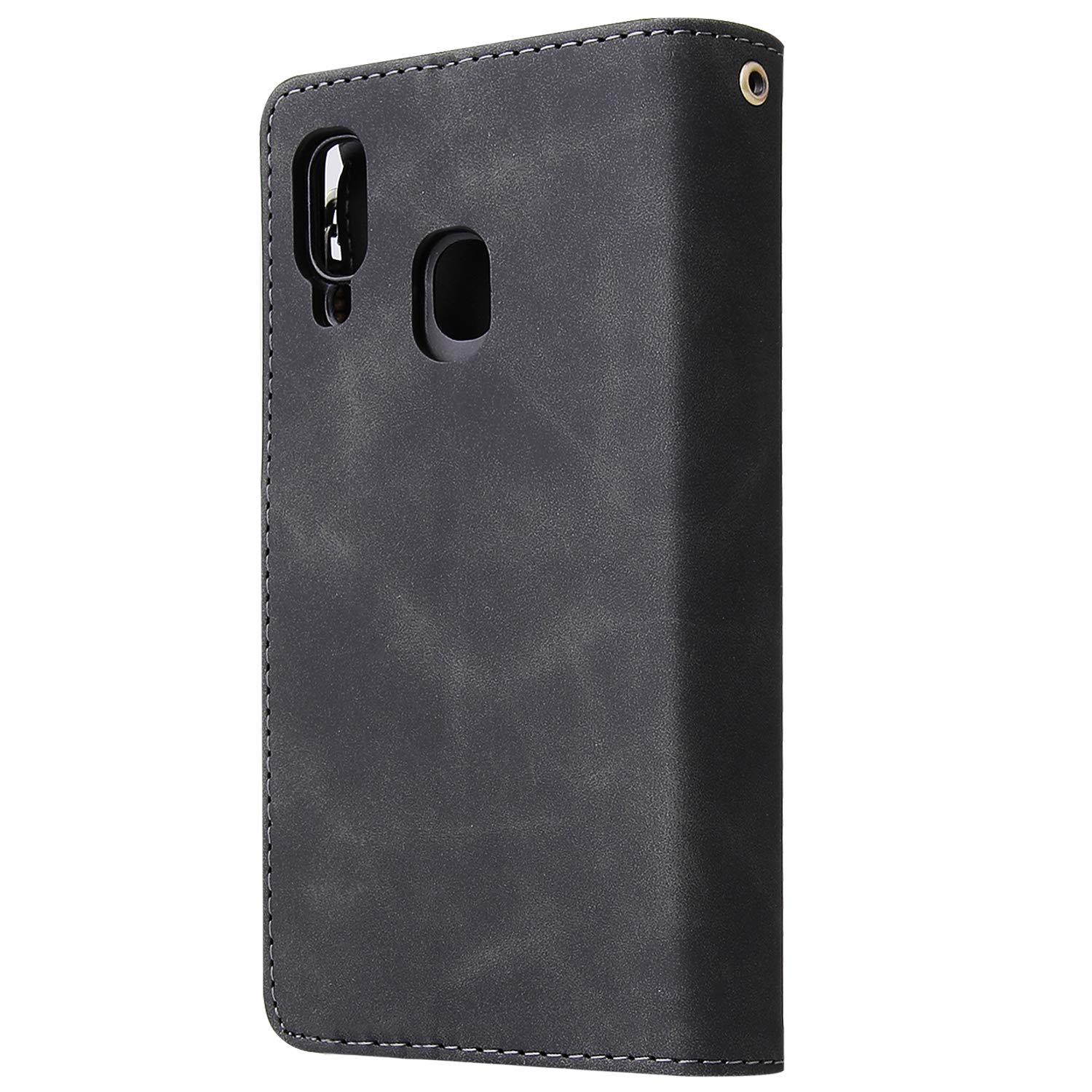 Funda Tipo Cartera Con Tapa De Piel Sintética Para Samsung Galaxy A54 5g, Color Amarillo Con