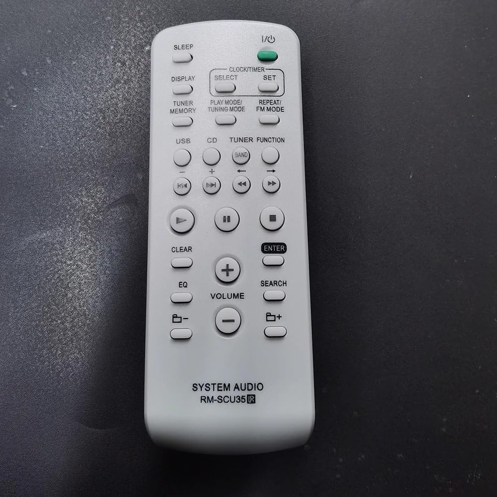 RM-SCU35 Replace Remote Control Replace FOR SONY CD HIFI System Audio RMSCU35