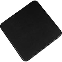 Castle Moat Mouse Pad Durable Genuine Leather, Easy to Clean Computer Mouse Pad with Non-Slip Rubber Base for Home and Office No Logo
