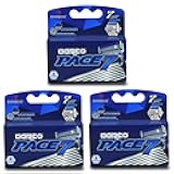 Dorco Pace 7 - World's First and Only Seven Blade Razor - 12 Cartridges (No Handle)