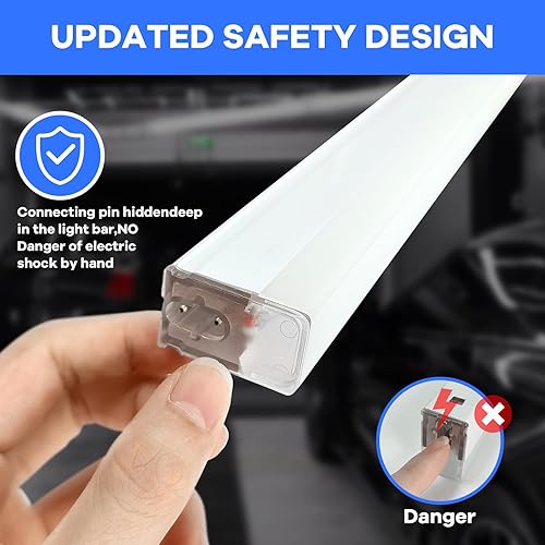 Miniatura 6 de CDKMAX Led Hexagon Garage LightUltrabright 24Pack 260W 26400LM 6500K Hexagon Lighting System Car Detailing Shop LED Ceiling Lights for Home Gym