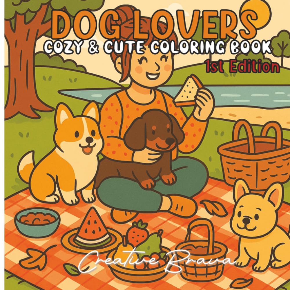 Dog Lovers: Cozy & Cute COloring Book
