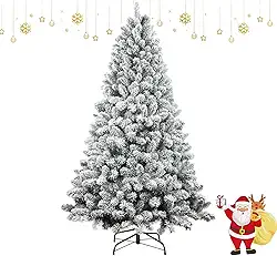 BEMMY Árvore De Natal, 1.8m 1000 Galhos Árvore de Natal Artificial Flocada de Neve. A única Loja Autorizada 'Bemmy-BR'