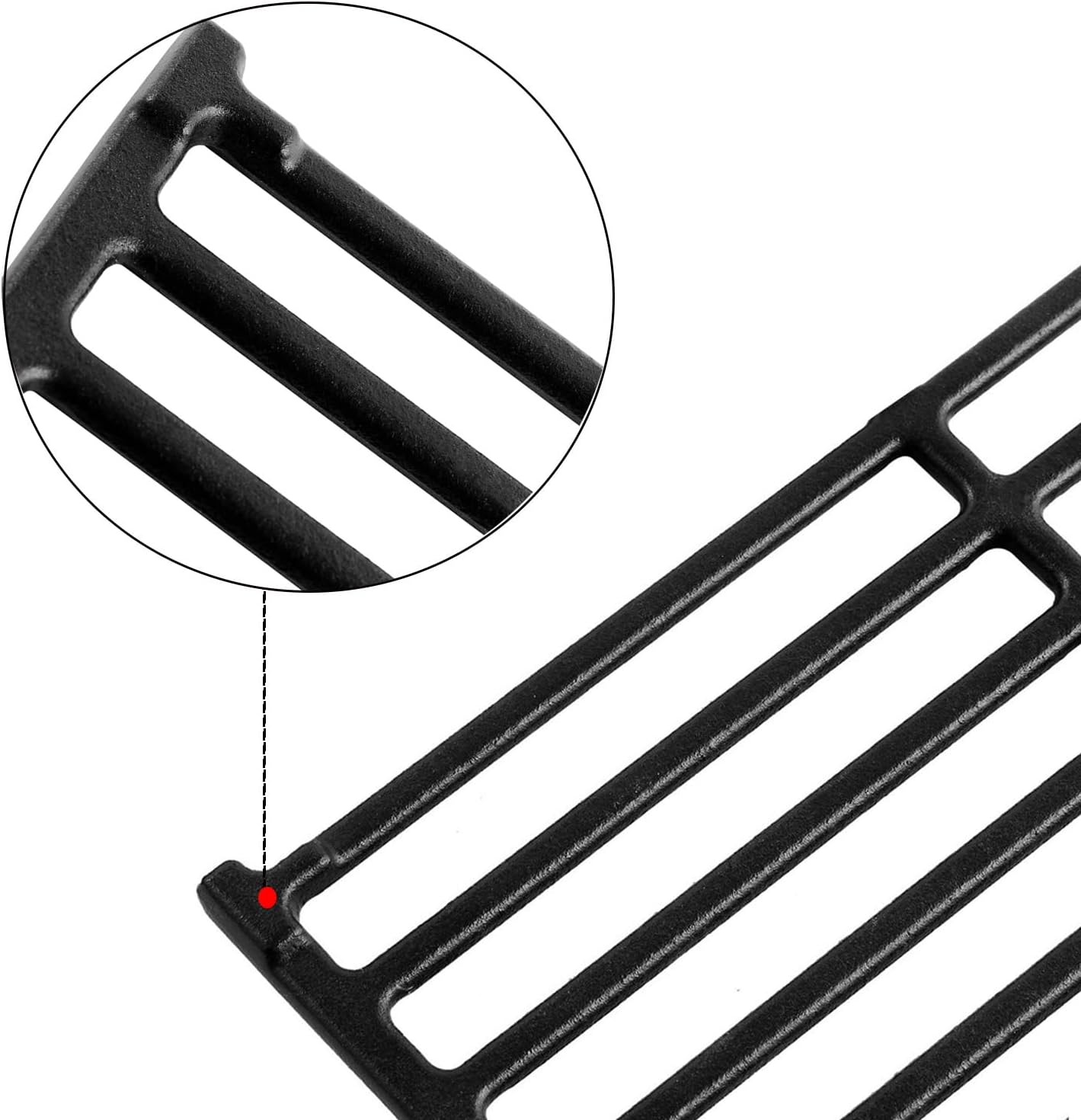 Grill Grates Replacement Parts for Broil King Signet 9865-54 20 70 90 9453-54 Grates Broil-Mate 165154 Huntington 6962-64C Gas Grill Parts Cast Iron Cooking Grates BBQ Grill Accessories, 2pcs