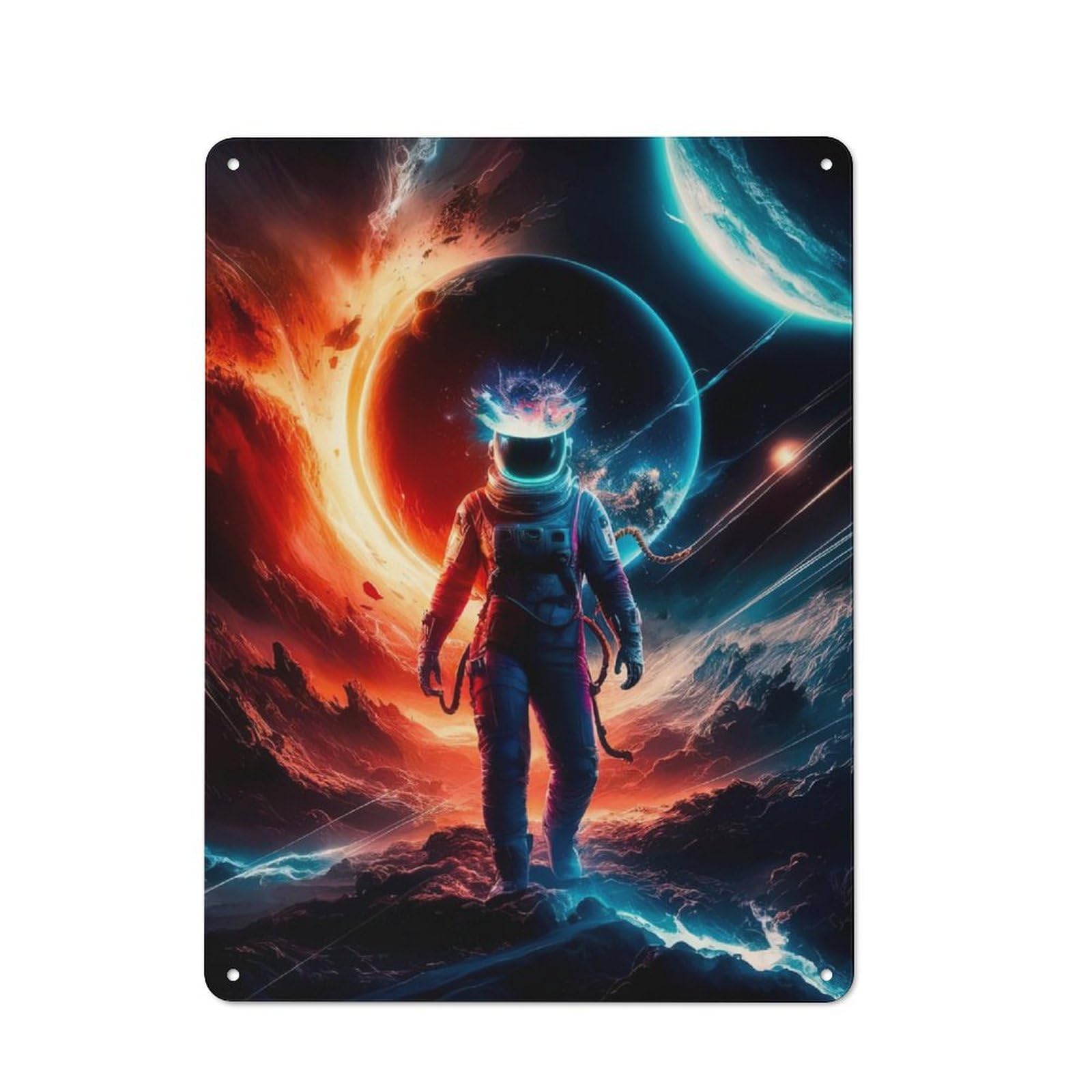 Junmoney Astrofantasy Metal Sign 40X30cm With For Home Bar Wall, Rustic Decor, For Collectors Decorating Home Bars And Entertaining Spaces