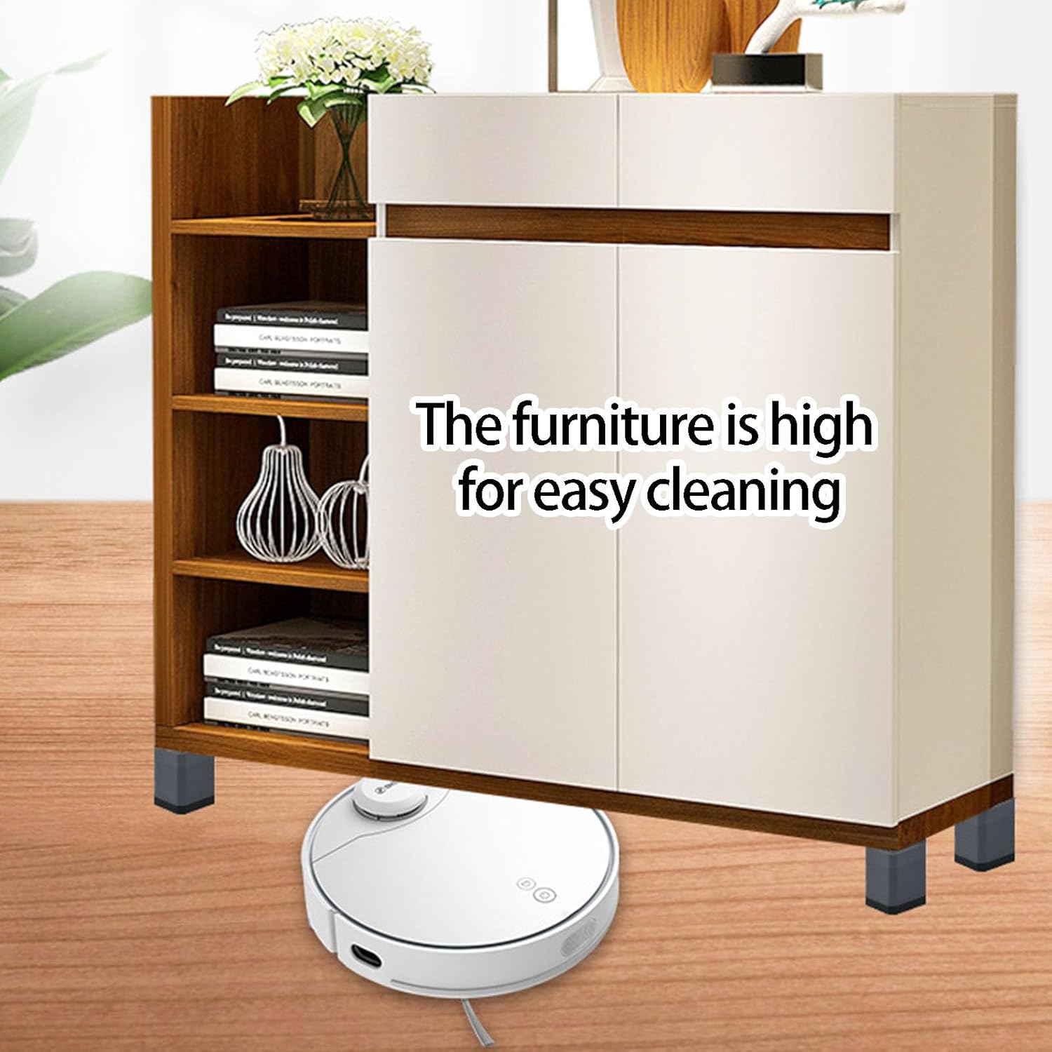 General Furniture Leg Pad Height Adjustable Leveling Pad 4pcs for Wood Floor Protect & Noise Reductions Washing Machine Legs