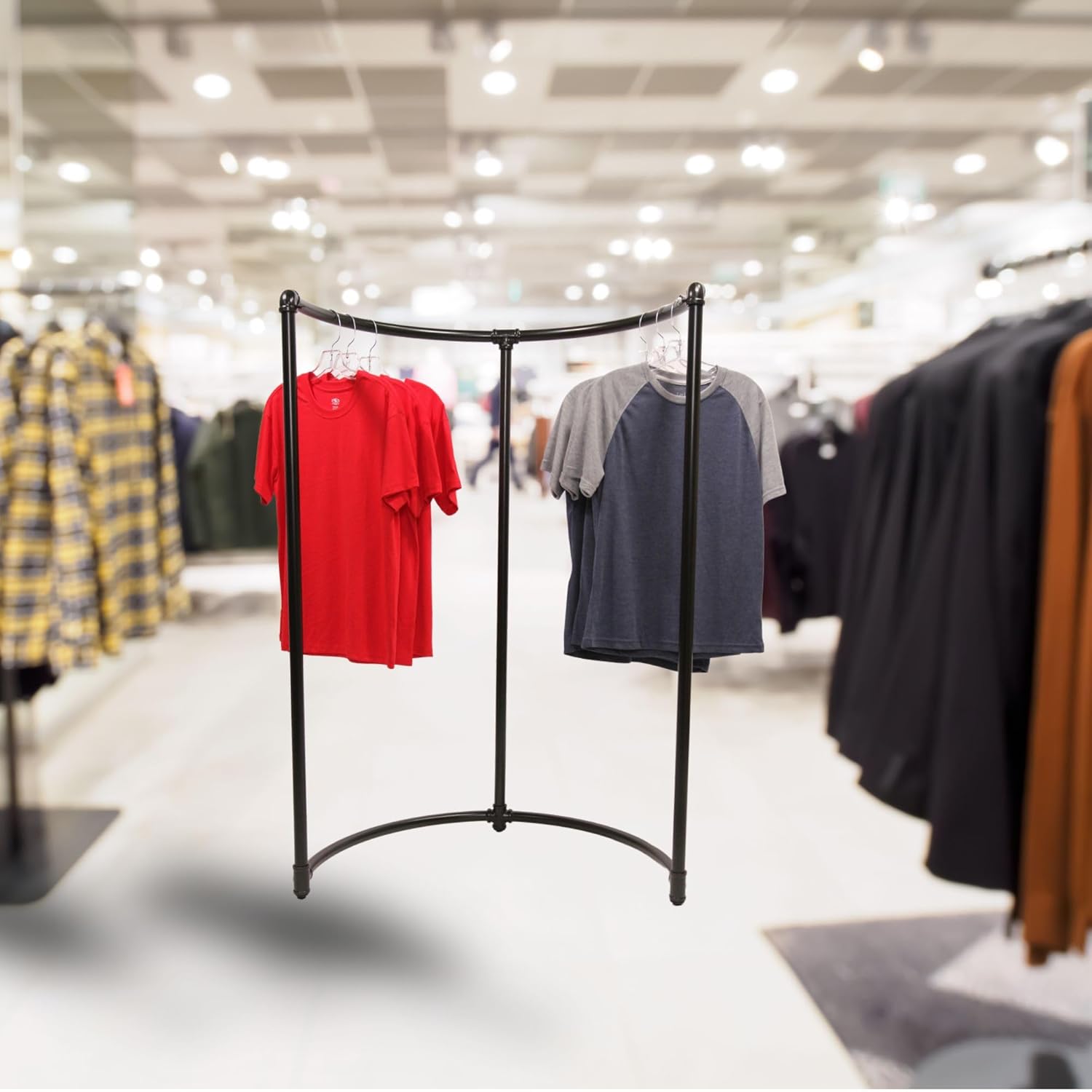 SSWBasics Boutique Pipe Half Round Clothing Rack