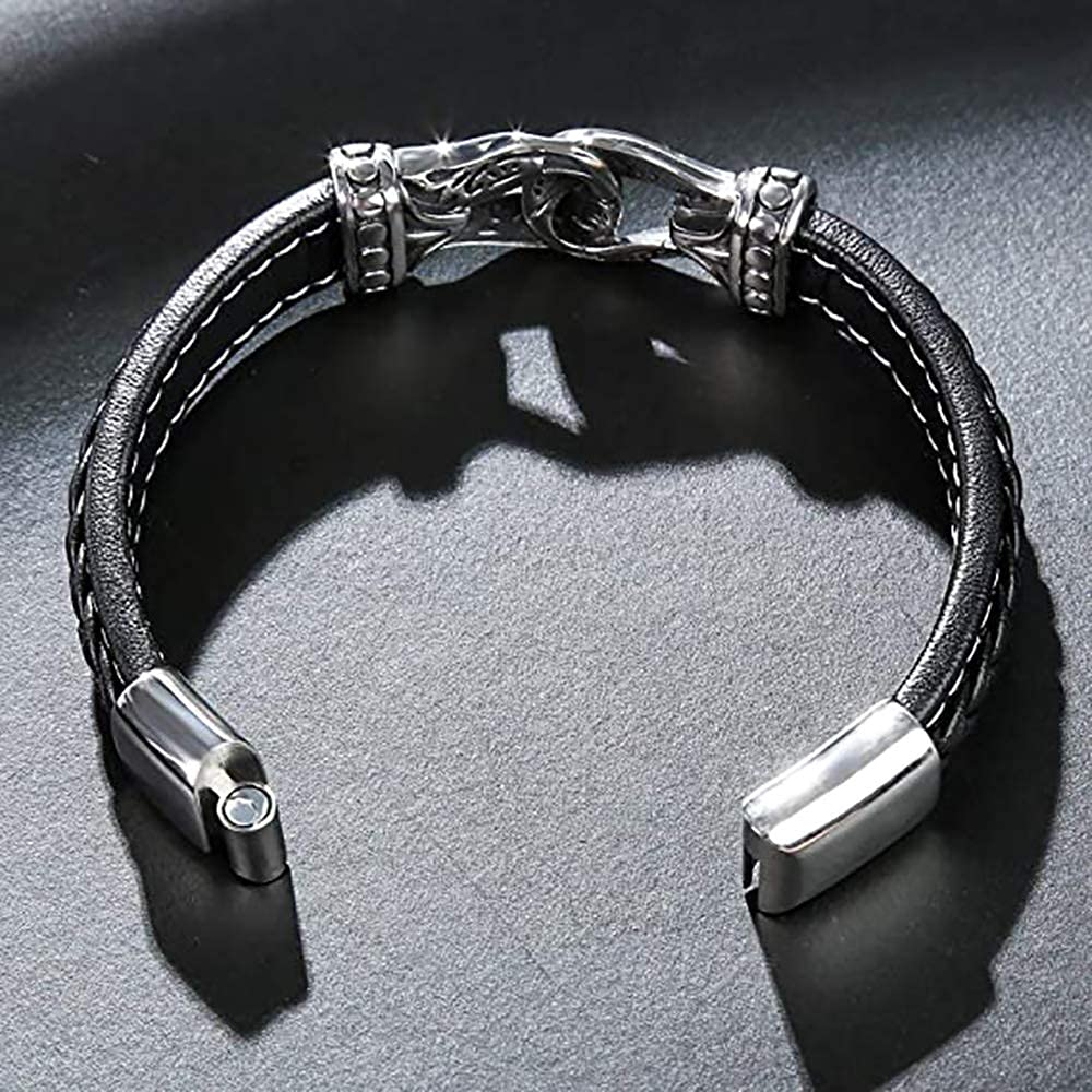 Bruin leren herenarmband | Semm's