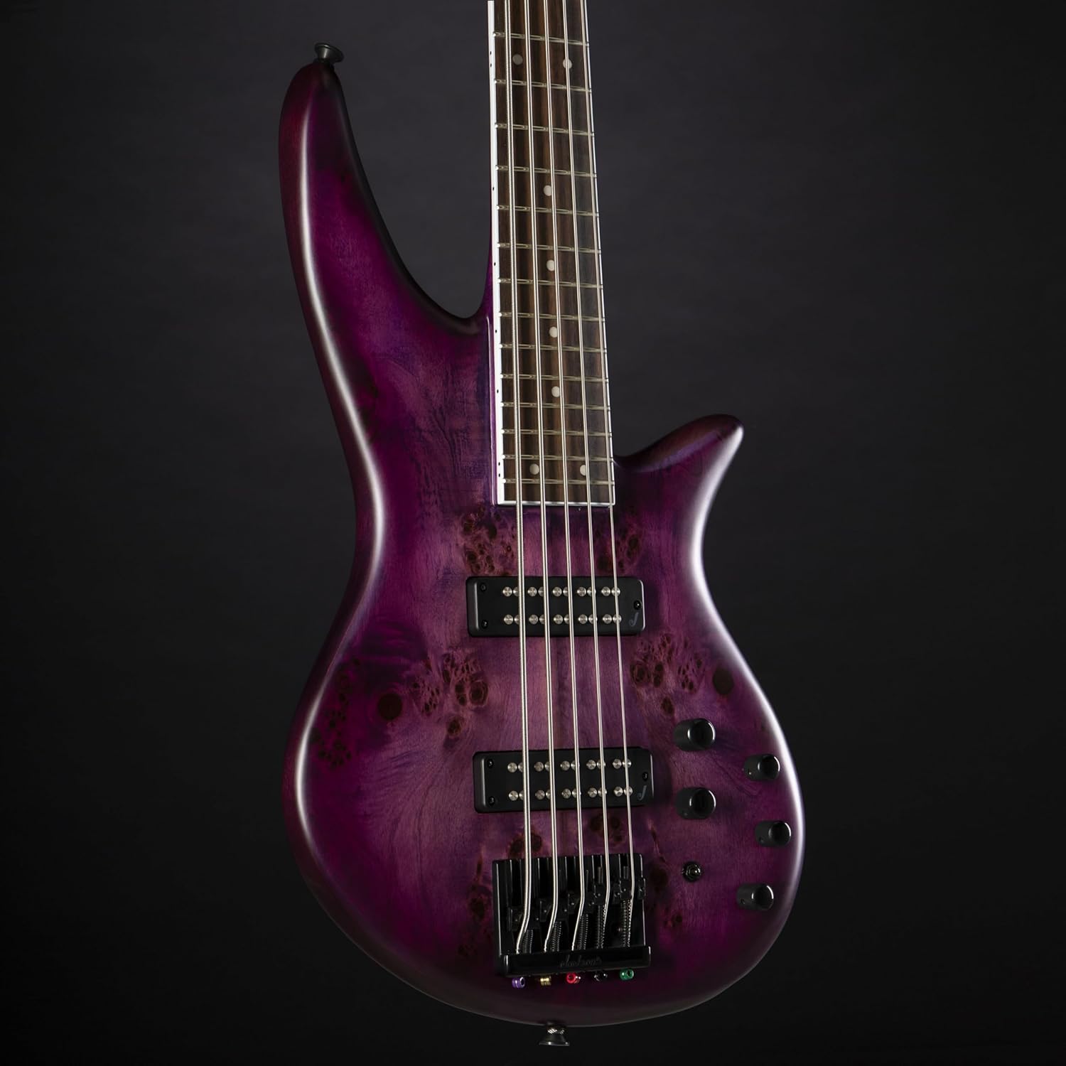 Jackson X Series 5-String Spectra Bass SBXP V, Transparent Purple Burst, Laurel Fingerboard