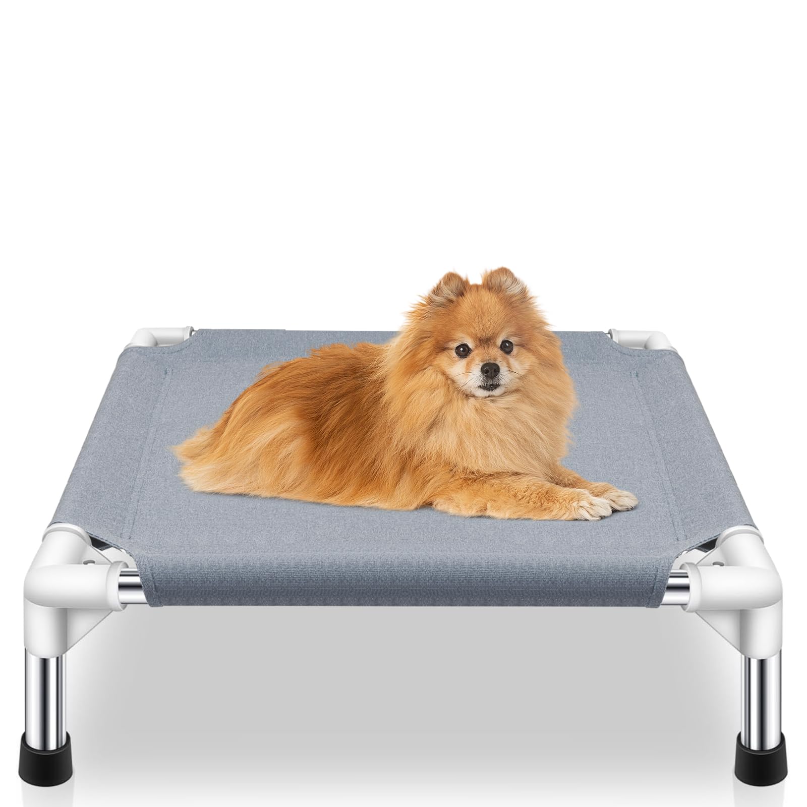 Lit surélevé pour chiens de petite taille avec pieds antidérapants