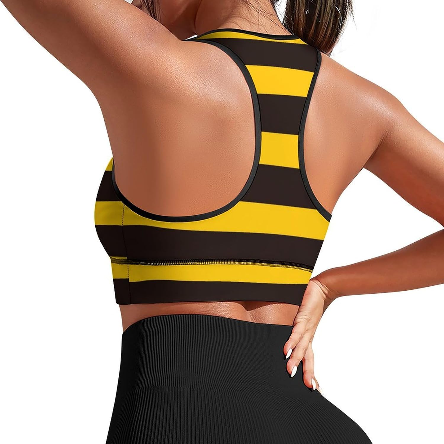 Sports Bras for Women with Removable Pads Yoga Crop Tank Tops Fitness Exercise Workout Running Top